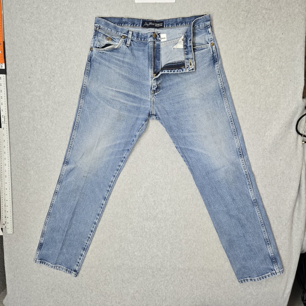 Wrangler x George Strait Men Jeans 36X32 Blue Cowboy Cut Original Fit 32"